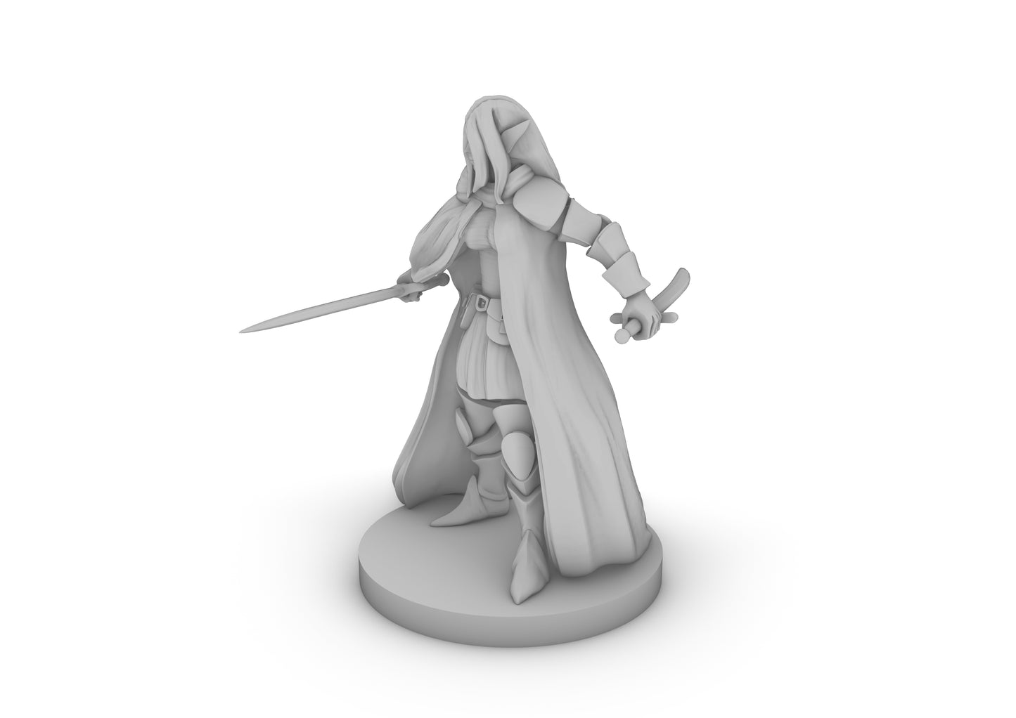 Elven Female Bard 2 Tabletop DND Gaming Miniature