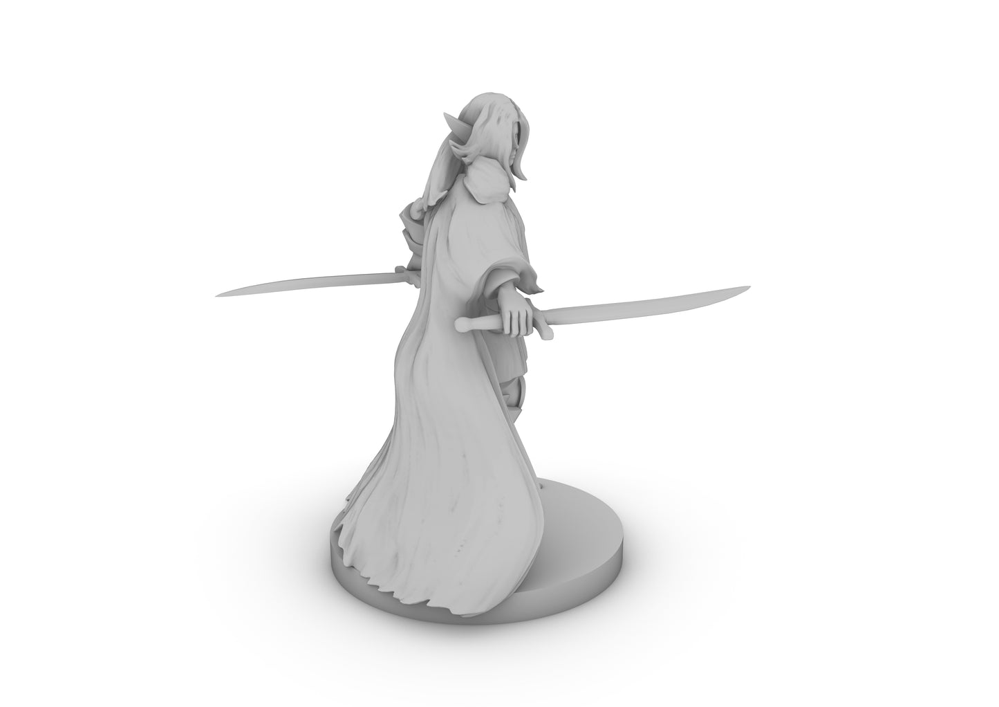 Elven Female Bard 2 Tabletop DND Gaming Miniature