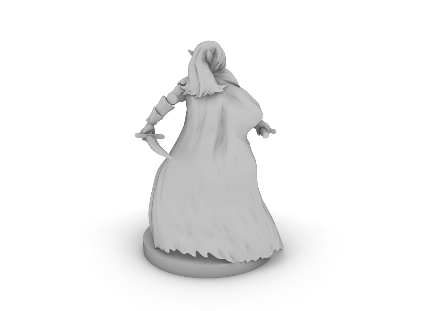 Elven Female Bard 2 Tabletop DND Gaming Miniature