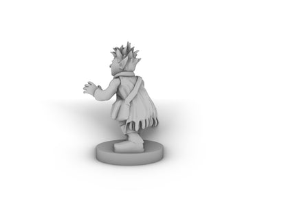 Female Goblin Sorceress Tabletop DND Gaming Miniature