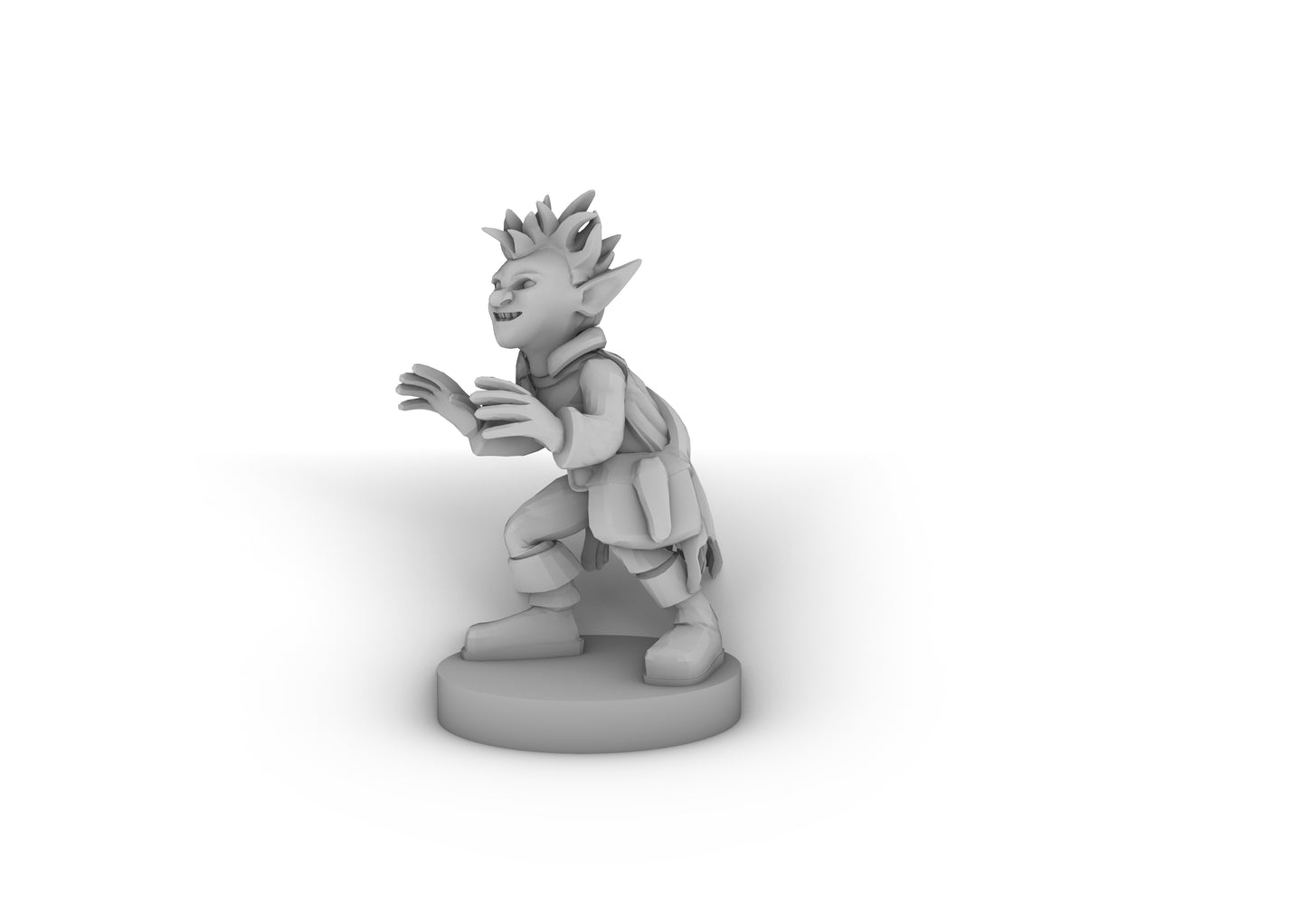 Female Goblin Sorceress Tabletop DND Gaming Miniature