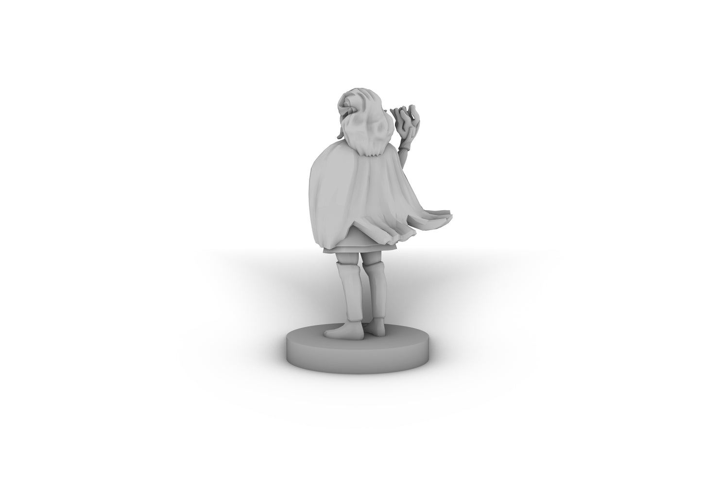 Female Halfling Sorceress Tabletop DND Gaming Miniature