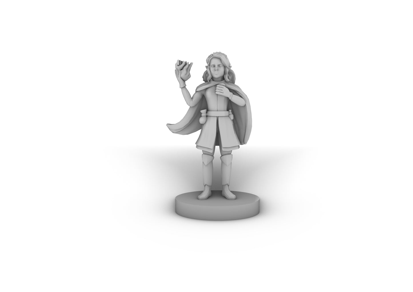 Female Halfling Sorceress Tabletop DND Gaming Miniature