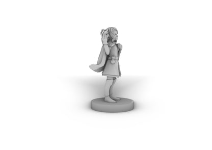 Female Halfling Sorceress Tabletop DND Gaming Miniature