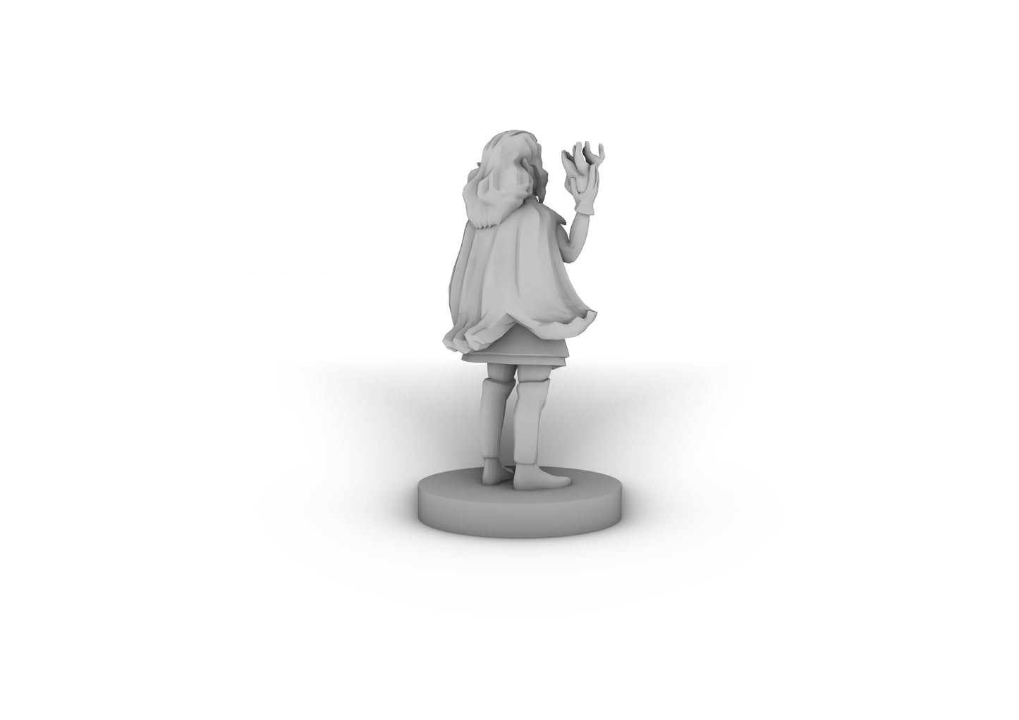 Female Halfling Sorceress Tabletop DND Gaming Miniature