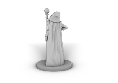 Female Human Fire Sorcerer Tabletop DND Gaming Miniature