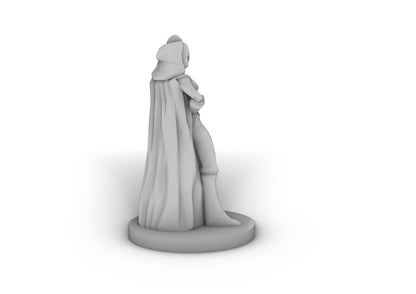 Female Human Fire Sorcerer Tabletop DND Gaming Miniature