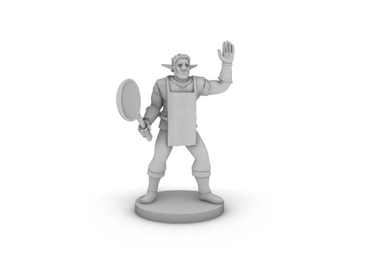 Firbolg Chef Tabletop DND Gaming Miniature