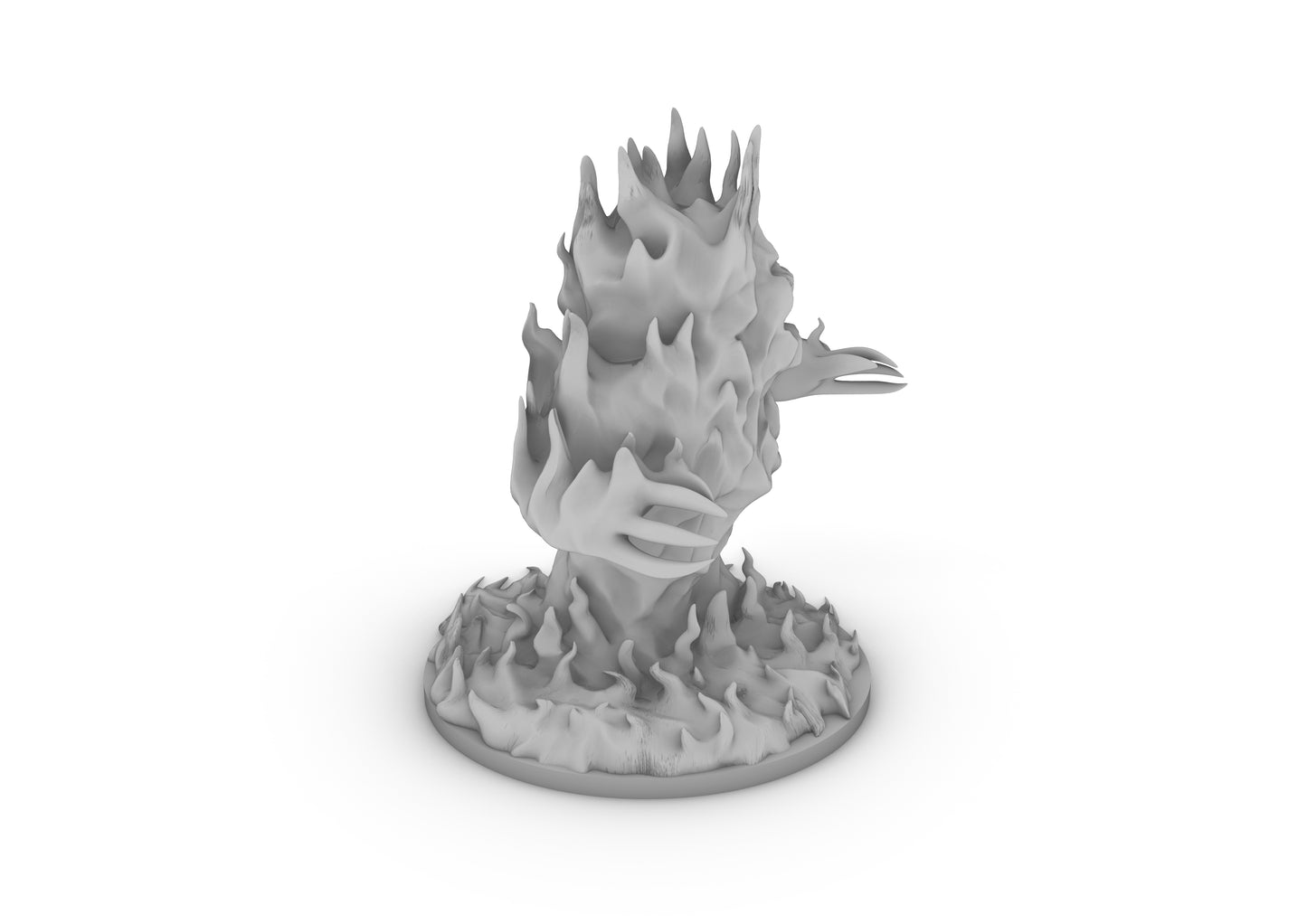 Fire Elemental Tabletop DND Gaming Miniature