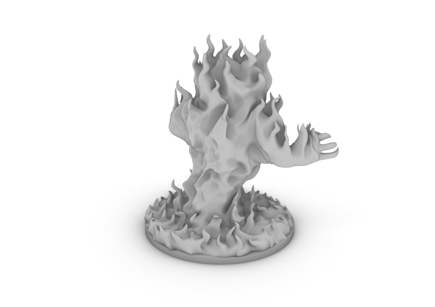 Fire Elemental Tabletop DND Gaming Miniature