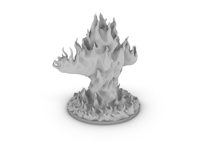 Fire Elemental Tabletop DND Gaming Miniature