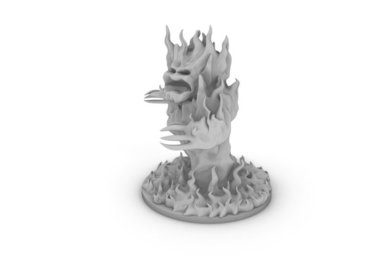 Fire Elemental Tabletop DND Gaming Miniature