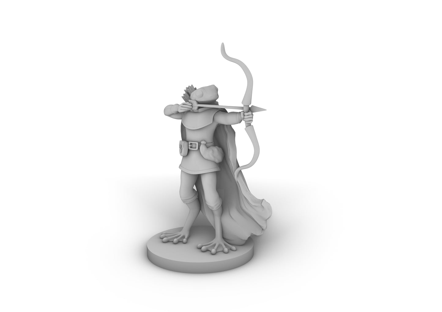 Frogfolk Ranger Tabletop DND Gaming Miniature