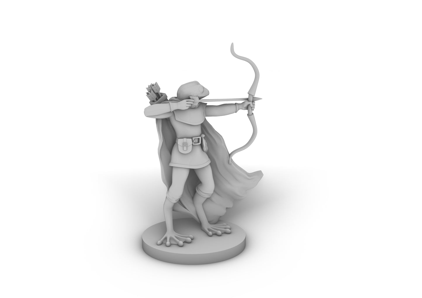 Frogfolk Ranger Tabletop DND Gaming Miniature