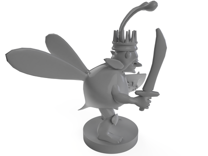 Goblin Bard Bee King Tabletop DND Gaming Miniature