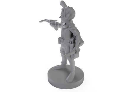 Gnome Male Bard Tabletop DND Gaming Miniature