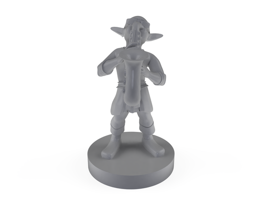 Goblin Bard Saxaphone Tabletop DND Gaming Miniature