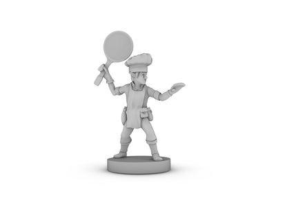 Gnome Chef Fighter Tabletop DND Gaming Miniature