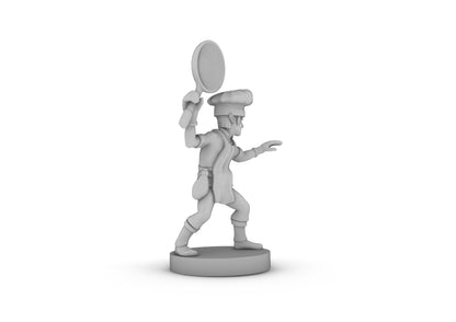 Gnome Chef Fighter Tabletop DND Gaming Miniature