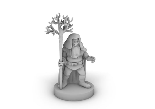 Gnome Druid Tabletop DND Gaming Miniature