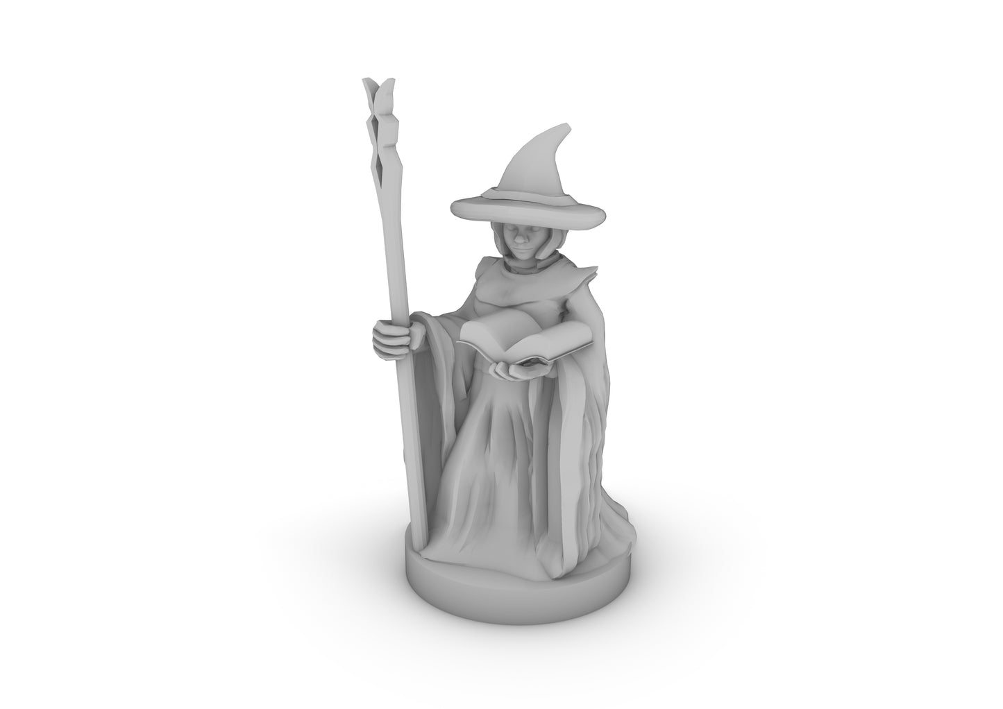 Gnome Female Mage Tabletop DND Gaming Miniature