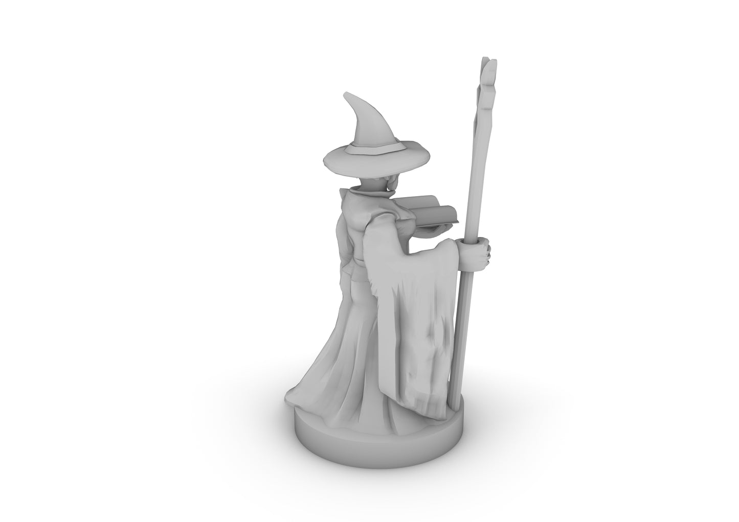 Gnome Female Mage Tabletop DND Gaming Miniature