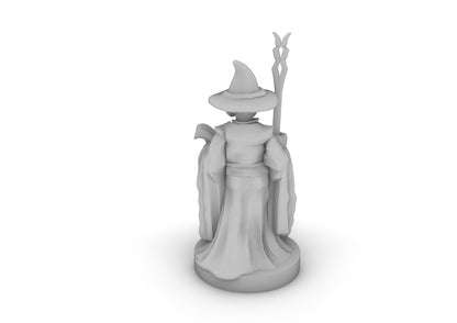 Gnome Female Mage Tabletop DND Gaming Miniature