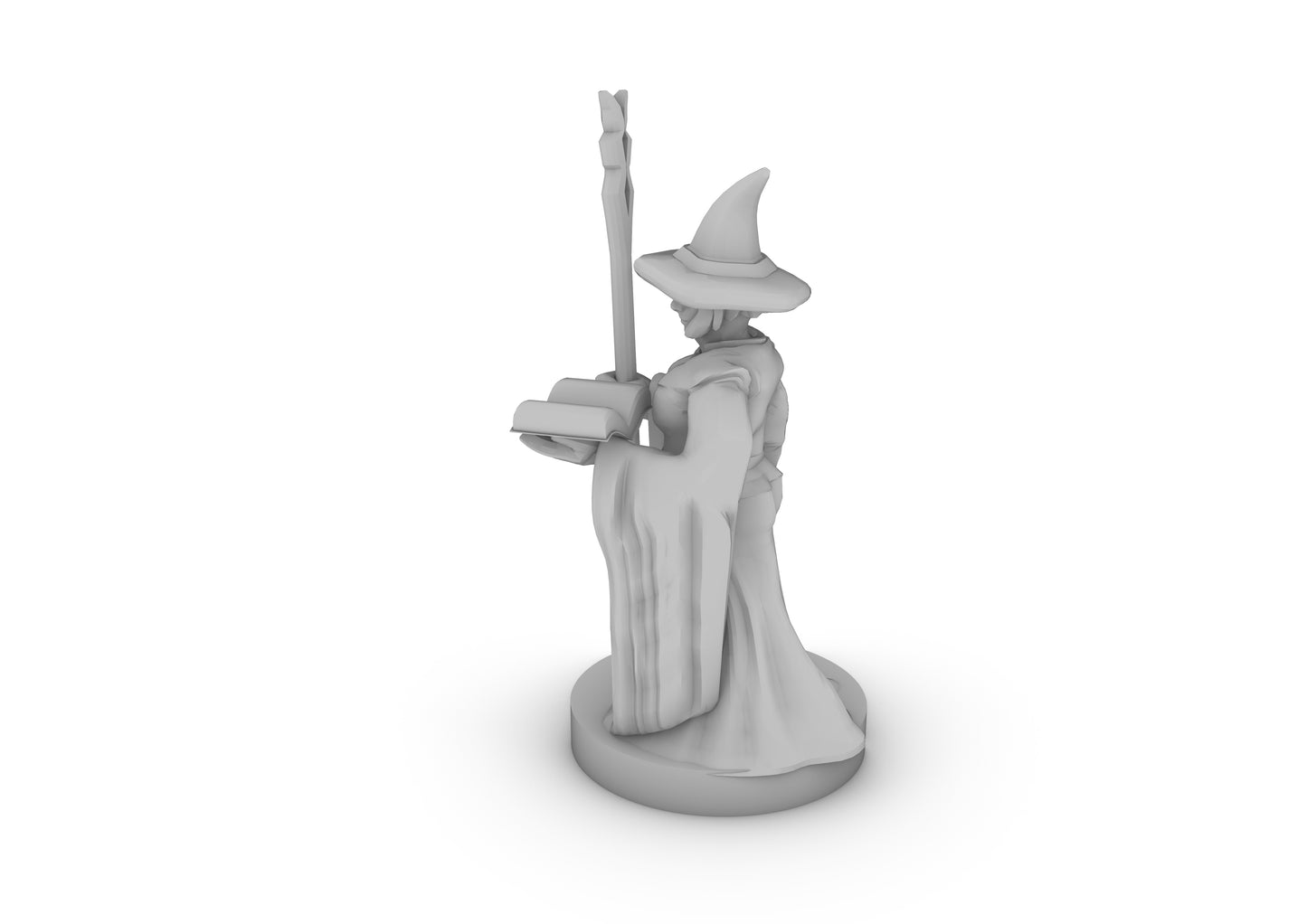 Gnome Female Mage Tabletop DND Gaming Miniature