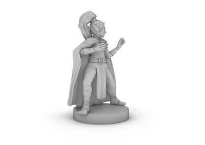 Gnome Female Monk Tabletop DND Gaming Miniature