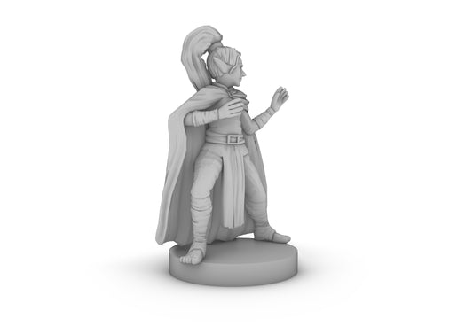 Gnome Female Monk Tabletop DND Gaming Miniature