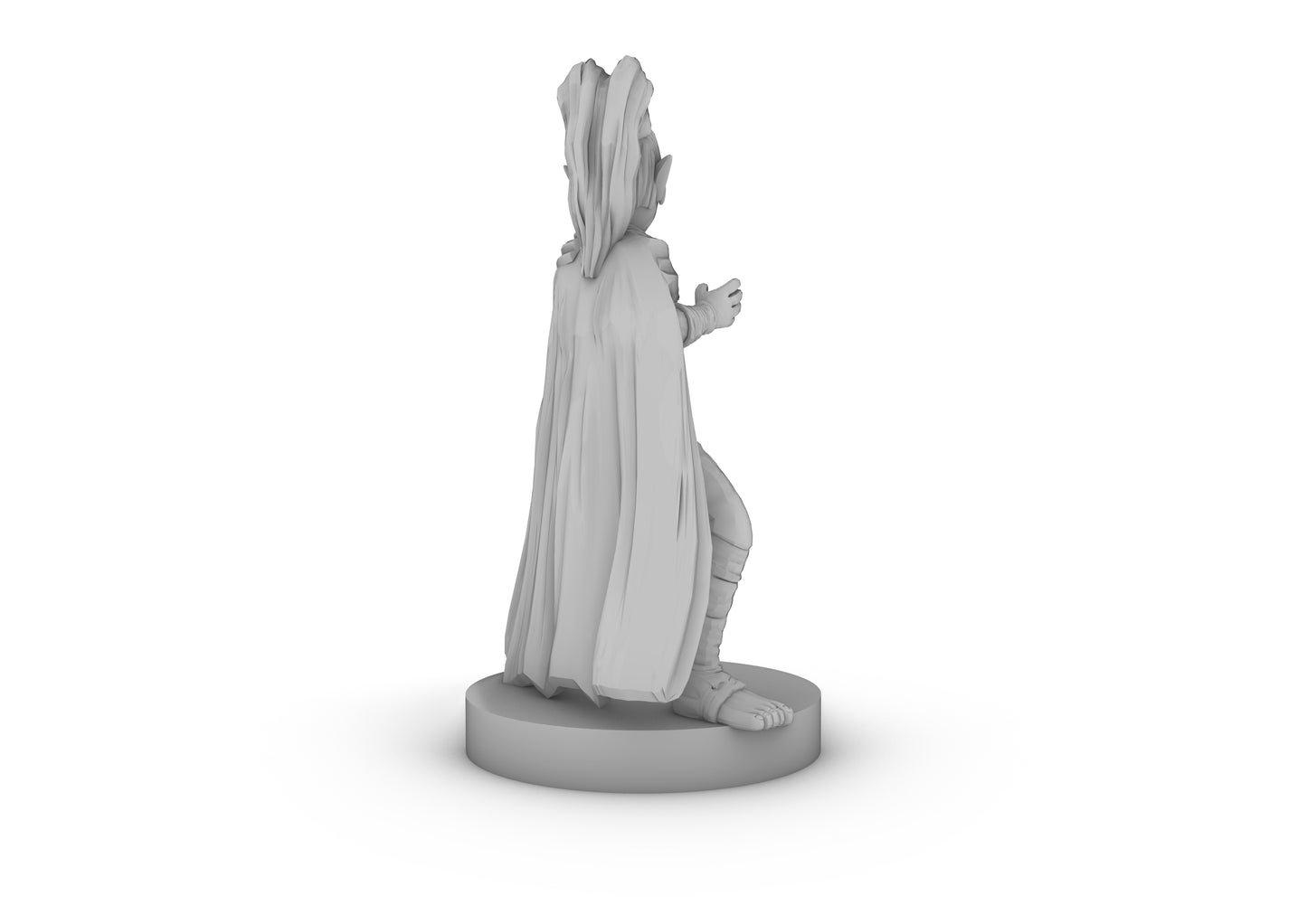 Gnome Female Monk Tabletop DND Gaming Miniature