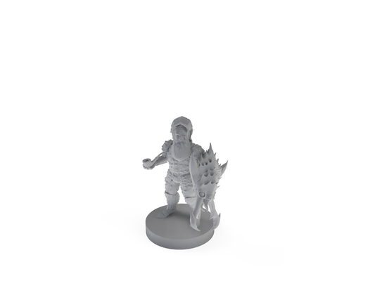 Gnome Male Artificer in Akheg Plate Armor Tabletop DND Gaming Miniature