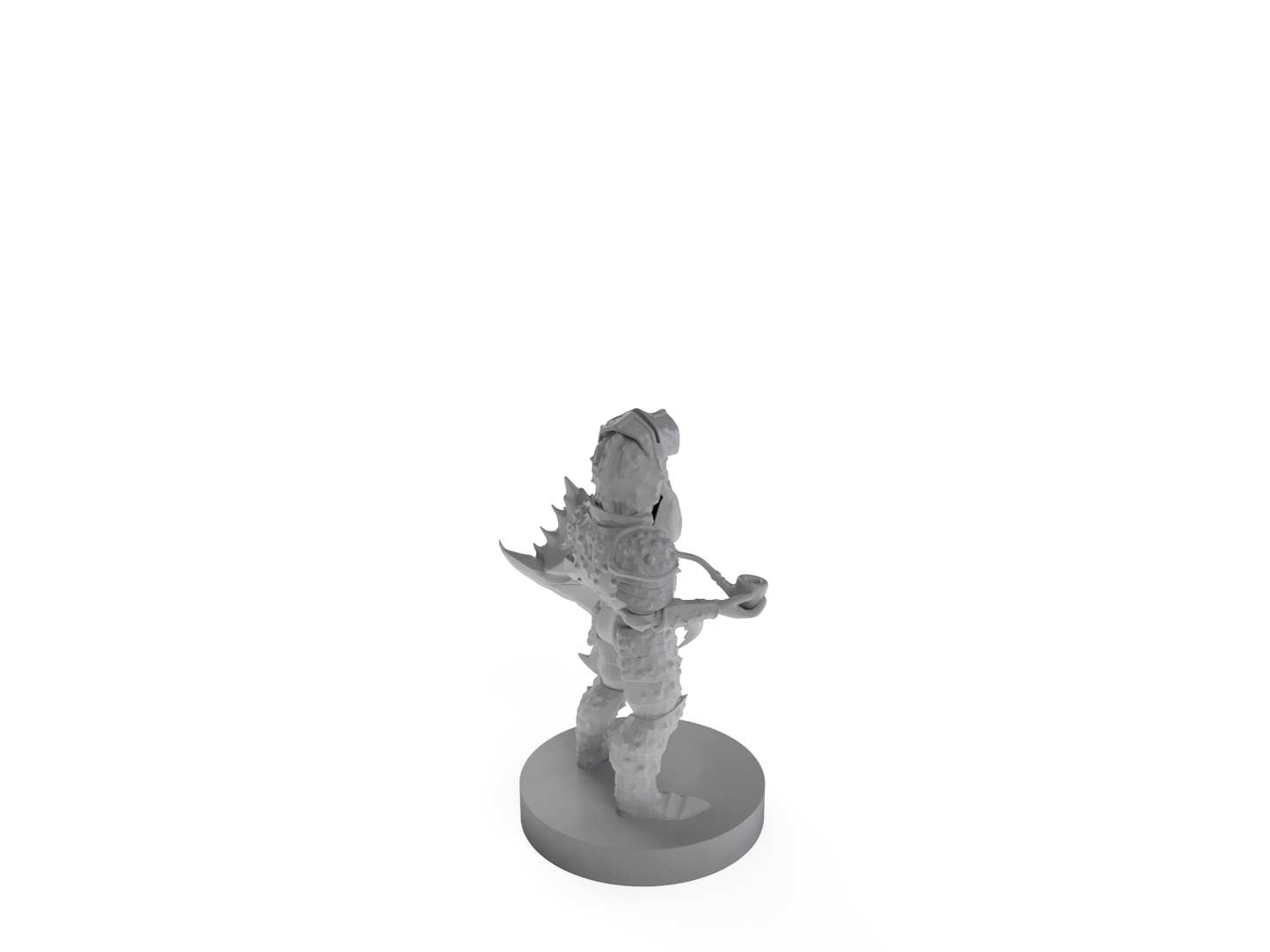 Gnome Male Artificer in Akheg Plate Armor Tabletop DND Gaming Miniature