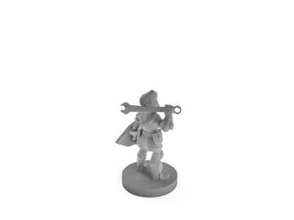 Gnome Male Battle Smith Tabletop DND Gaming Miniature