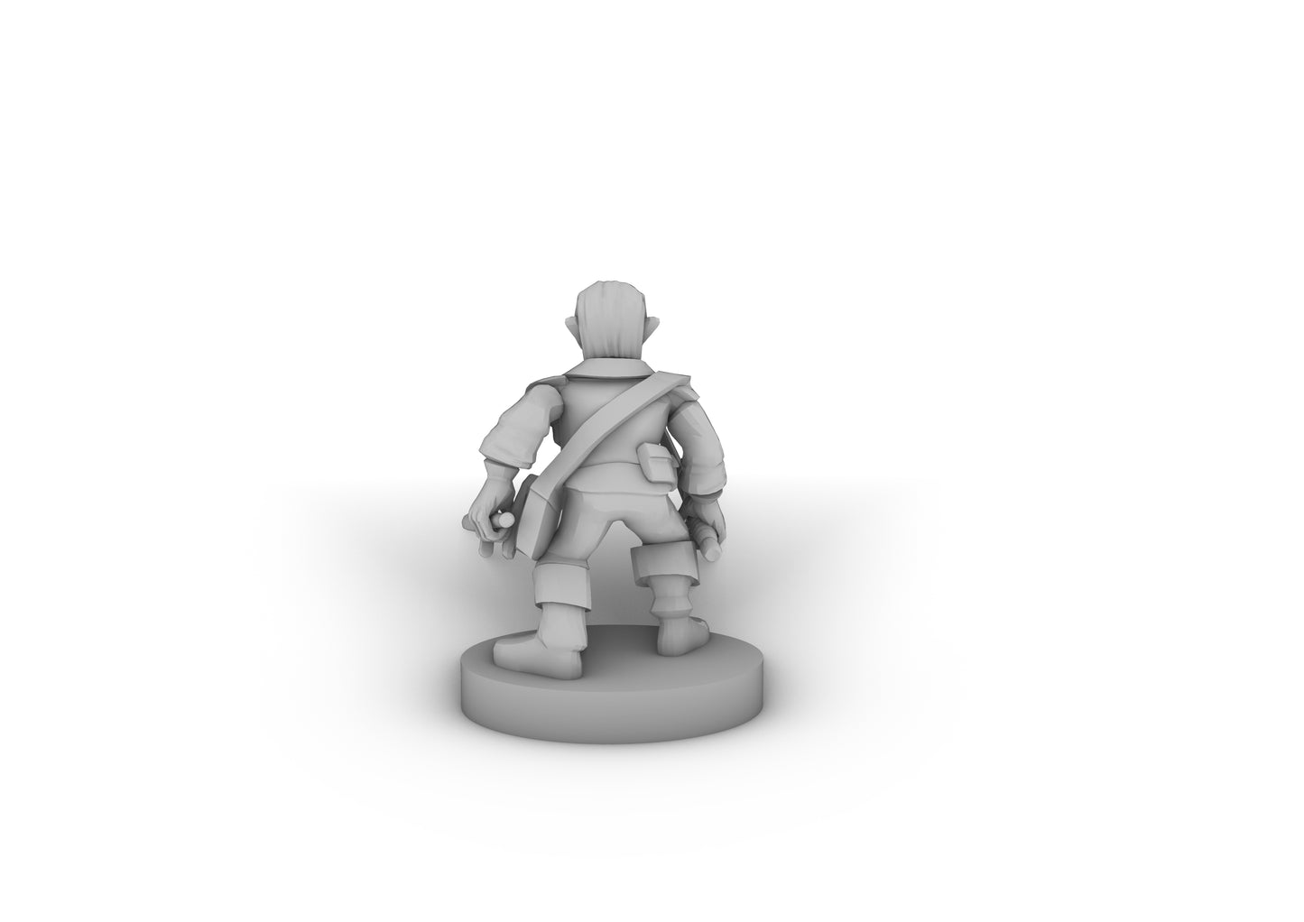 Gnome Male Rogue Tabletop DND Gaming Miniature