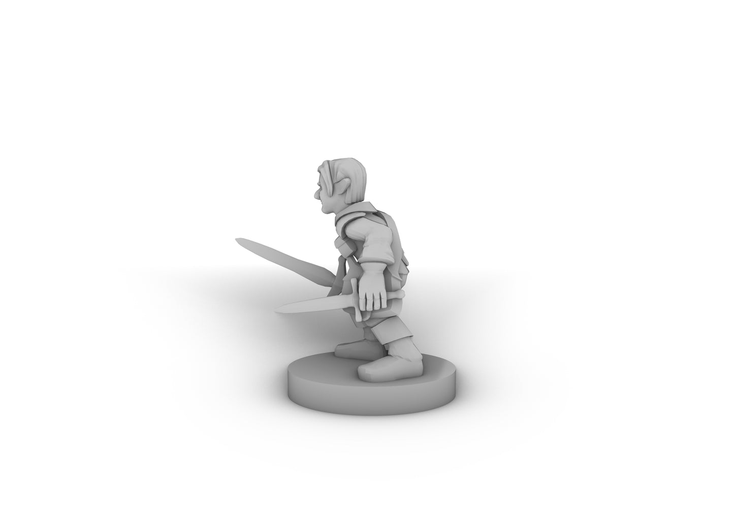 Gnome Male Rogue Tabletop DND Gaming Miniature