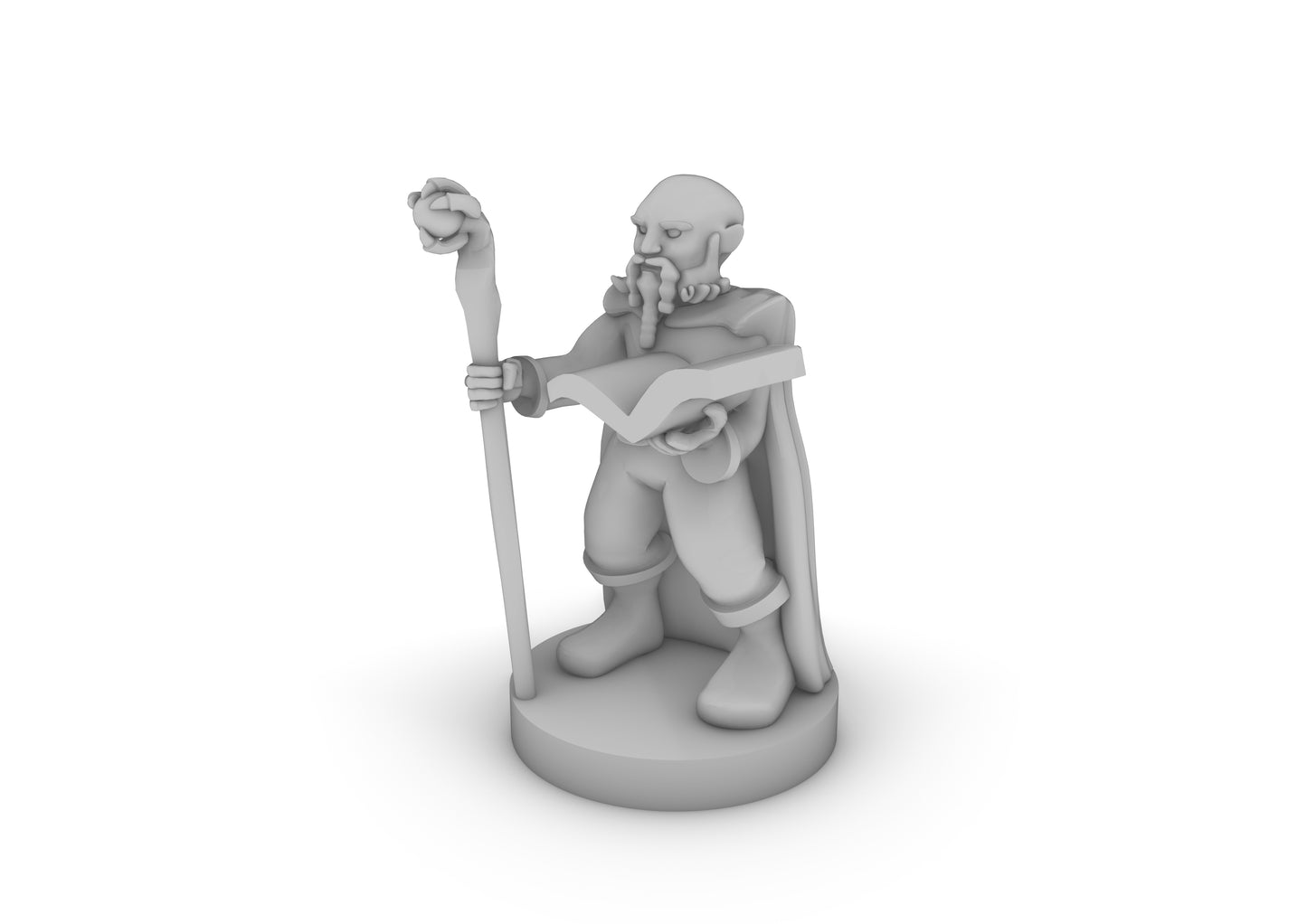 Gnome Wizard 2 Tabletop DND Gaming Miniature