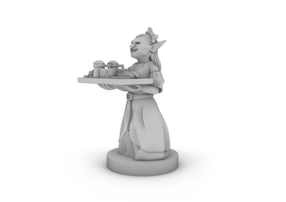 Goblin Barmaid Tabletop DND Gaming Miniature