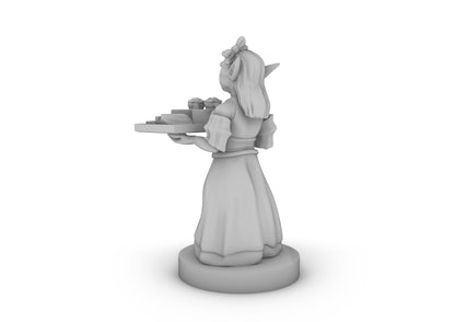 Goblin Barmaid Tabletop DND Gaming Miniature