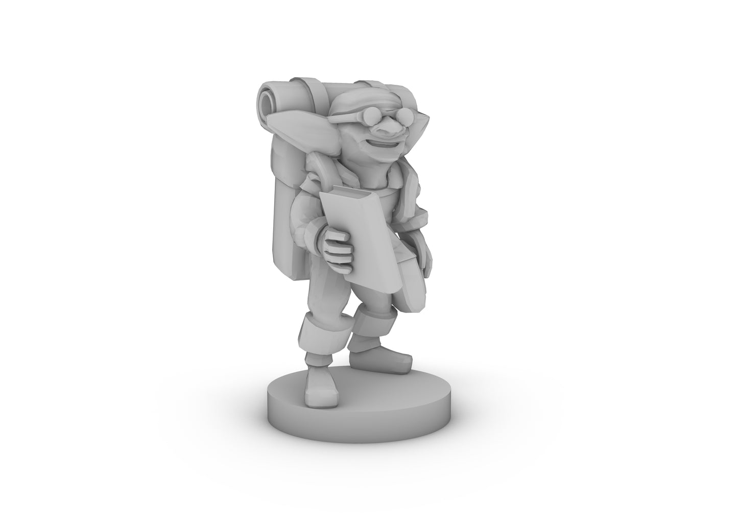 Goblin Book Merchant Tabletop DND Gaming Miniature