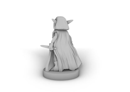 Goblin Female Rogue Two Daggers Tabletop DND Gaming Miniature