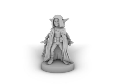 Goblin Female Rogue Two Daggers Tabletop DND Gaming Miniature