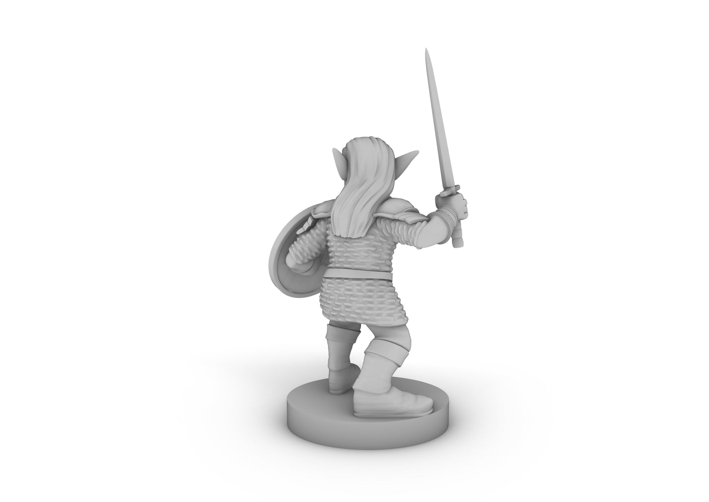 Goblin Male Fighter Tabletop DND Gaming Miniature