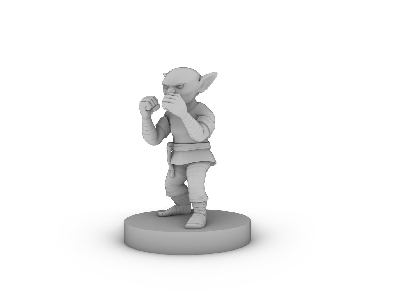 Goblin Monk Tabletop DND Gaming Miniature