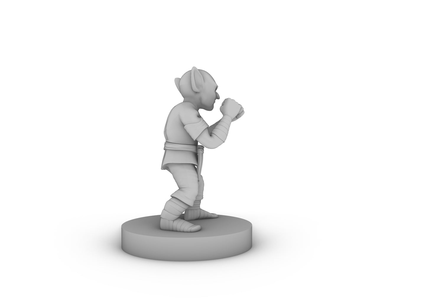 Goblin Monk Tabletop DND Gaming Miniature