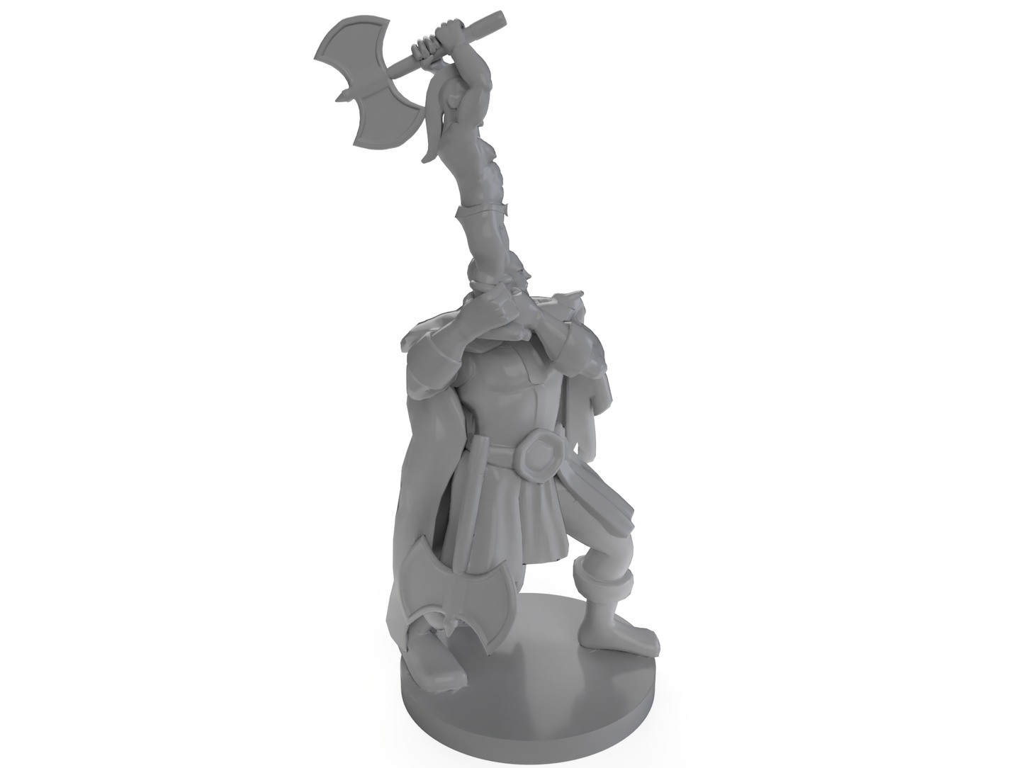 Goliath Barbarian Halfling W Axe Tabletop DND Gaming Miniature