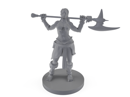 Goliath Female Barbarian 2 Tabletop DND Gaming Miniature