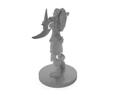 Goliath Female Barbarian 2 Tabletop DND Gaming Miniature