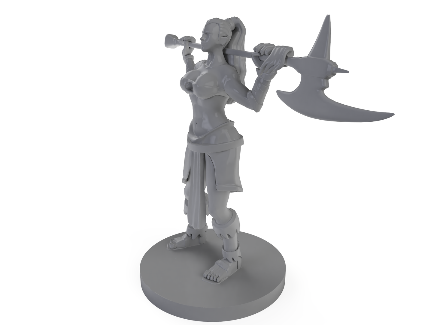 Goliath Female Barbarian 2 Tabletop DND Gaming Miniature