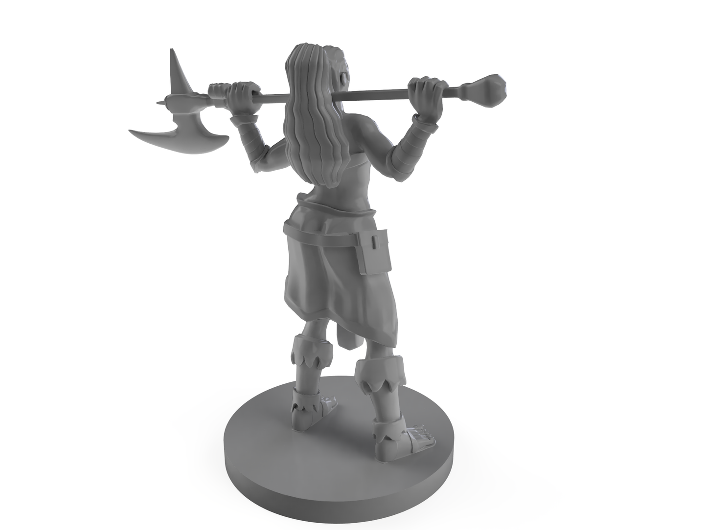 Goliath Female Barbarian 2 Tabletop DND Gaming Miniature